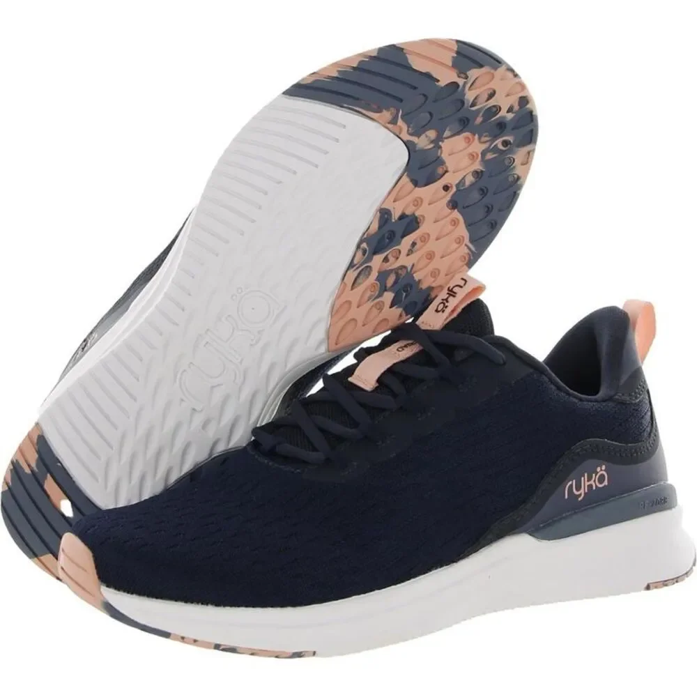Ryka Navy and Blush Athletic Sneaker